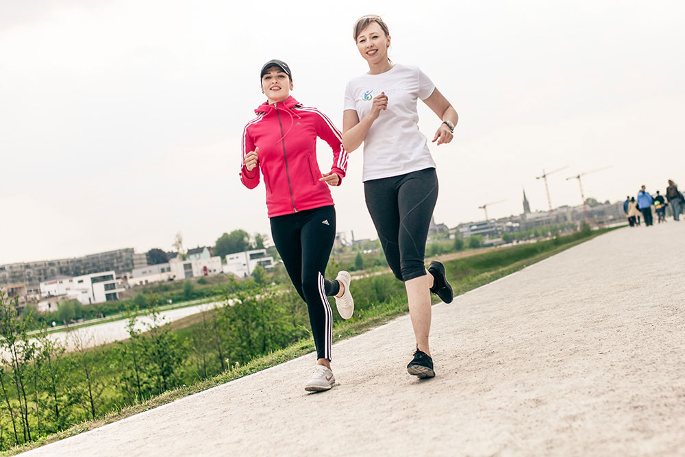 Gesundheits-Coach Lauftraining im Freien